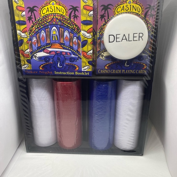 NIB Poker Night Texas Hold arm Set - Picture 2 of 4